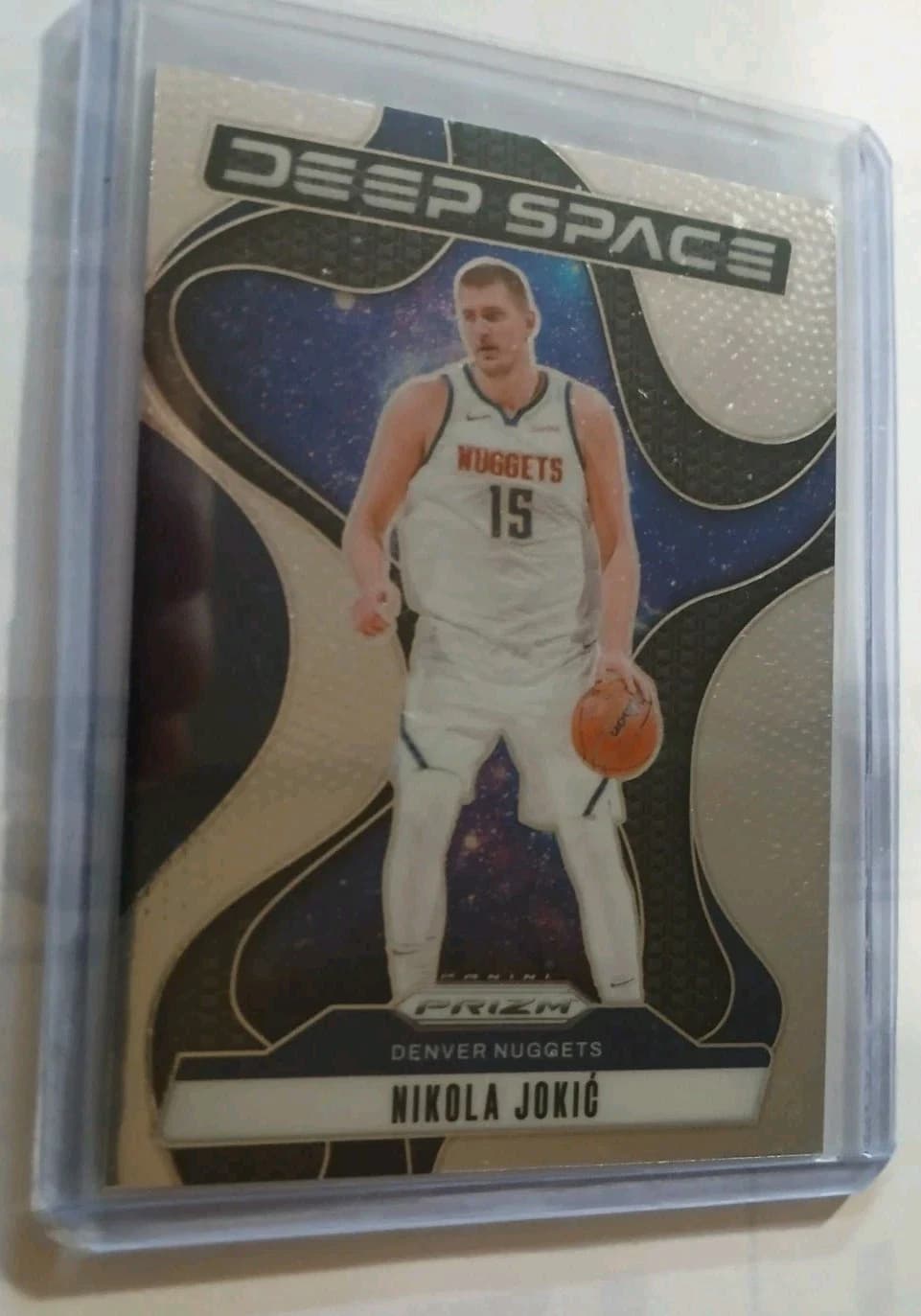2024-25 Panini Prizm Deep Space Base Nikola Jokic #1 clean example scan