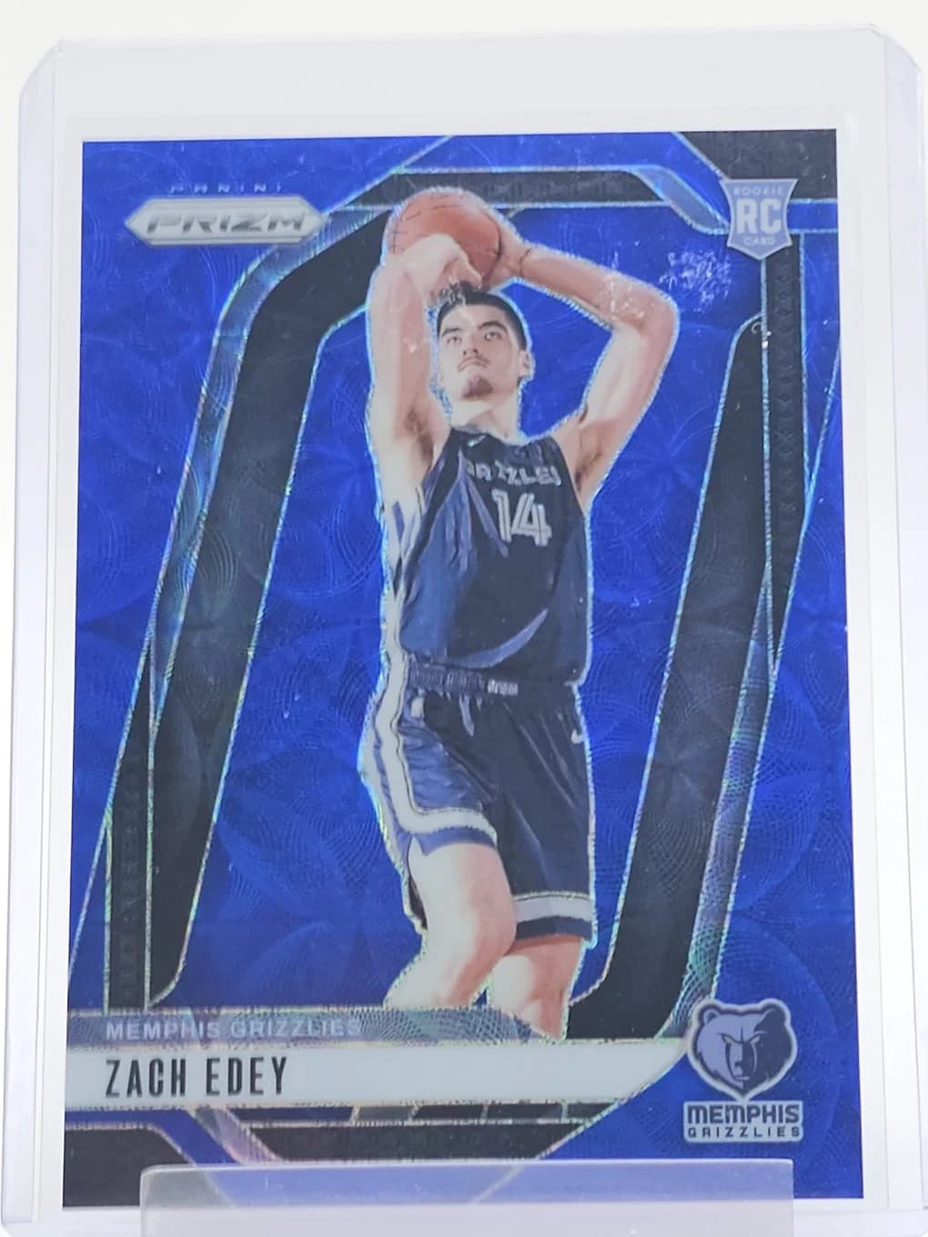 2024-25 Panini Prizm Choice Blue /49 Zach Edey #249 example