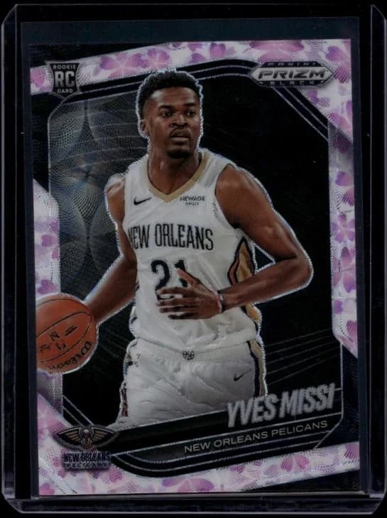 2024-25 Panini Prizm Choice Cherry Blossom /20 Yves Missi #233 example