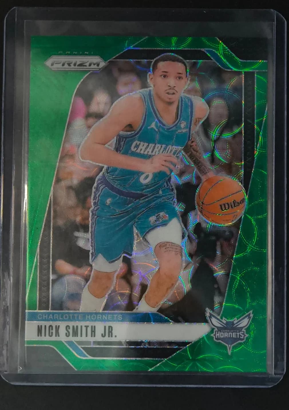 2024-25 Panini Prizm Choice Green /8 Nick Smith Jr. #185 example