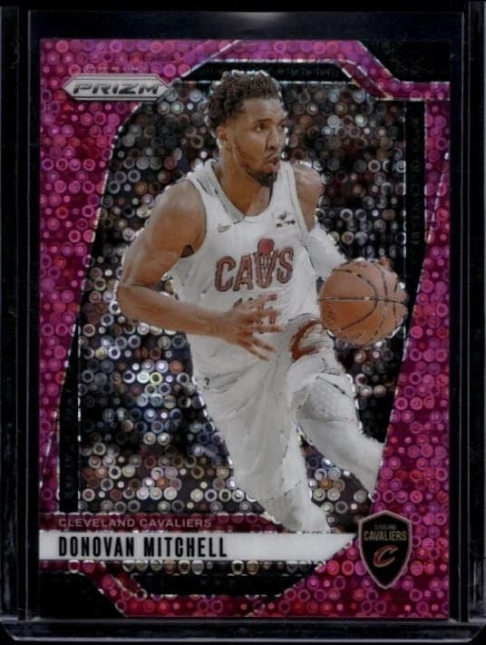 2024-25 Panini Prizm Fast Break Pink /50 Donovan Mitchell #155 example