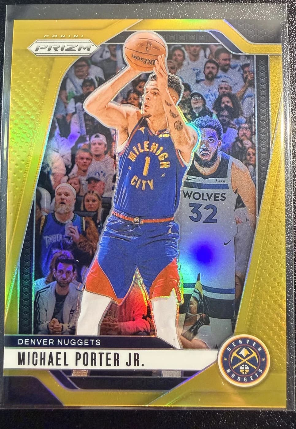 2024-25 Panini Prizm Gold /10 Michael Porter Jr. #29 example