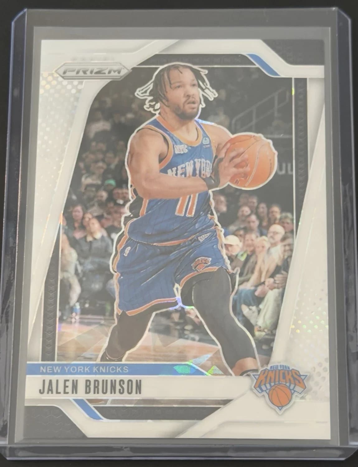 2024-25 Panini Prizm White Ice /35 Jalen Brunson #217 example