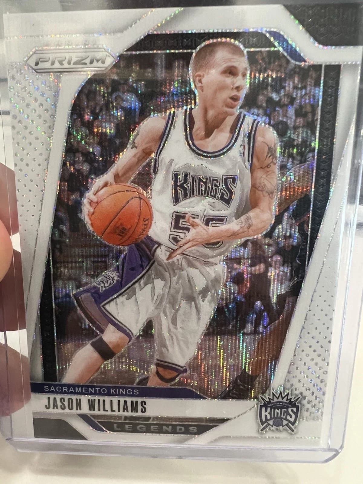 2024-25 Panini Prizm White Wave /38 Jason Williams #287 example