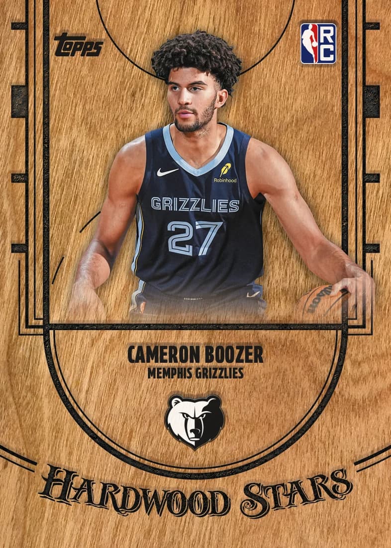 2026-27 Topps Basketball Cameron Boozer — Hardwood Stars, Base — manufacturer preview