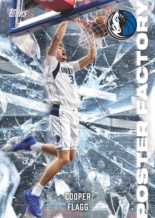 2026-27 Topps Basketball Cooper Flagg — Poster Factory, Base — manufacturer preview