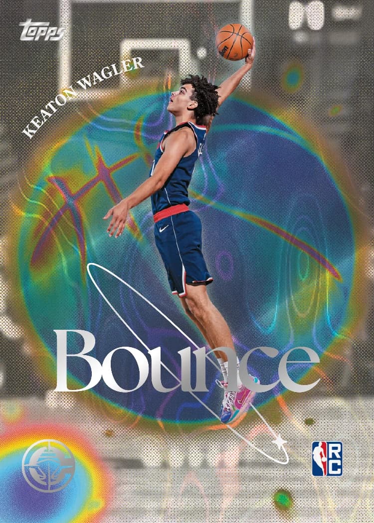 2026-27 Topps Basketball Keaton Wagler — Bounce, Base — manufacturer preview