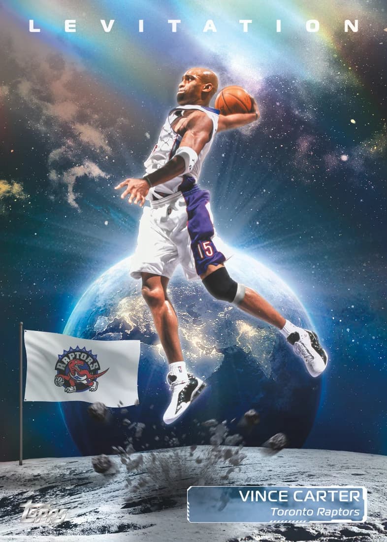 2026-27 Topps Basketball Vince Carter — Levitation, Base — manufacturer preview