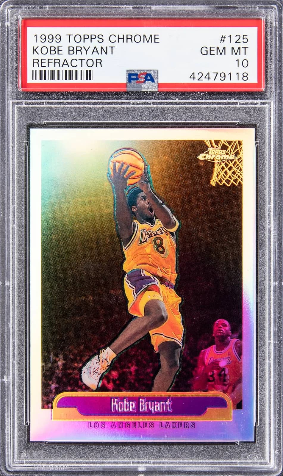 1999-00 Topps Chrome Refractors exact example
