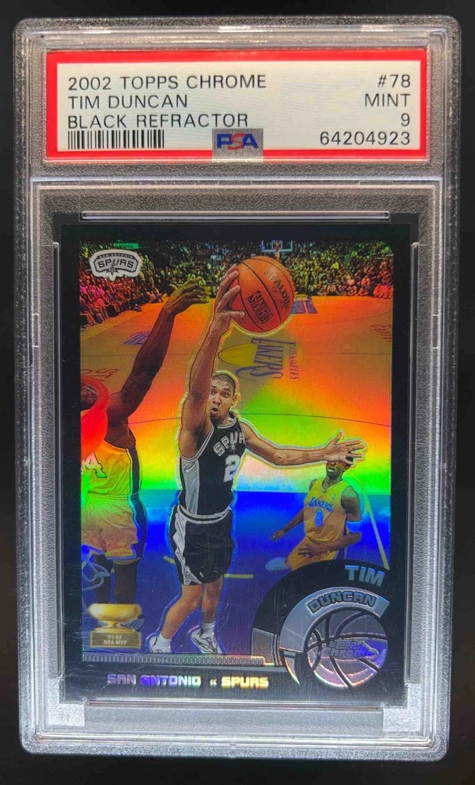2002-03 Topps Chrome Refractors Black Border /99 exact example