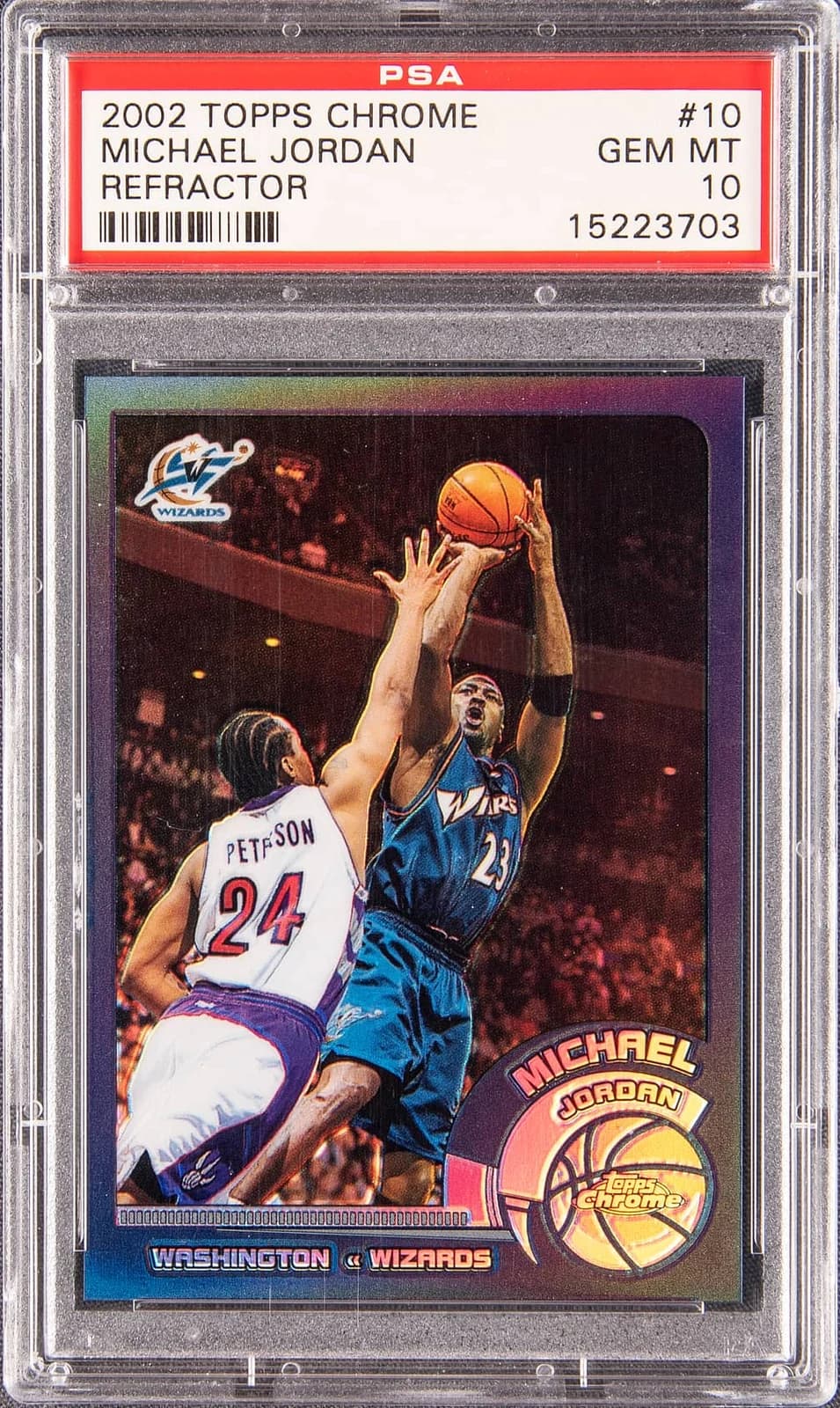 2002-03 Topps Chrome Refractors exact example
