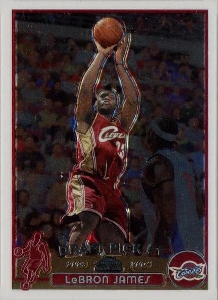 LeBron James 2003-04 Topps Chrome Base #111 example