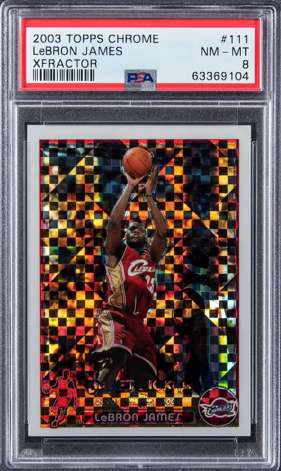 2003-04 Topps Chrome X-Fractors /220 exact example