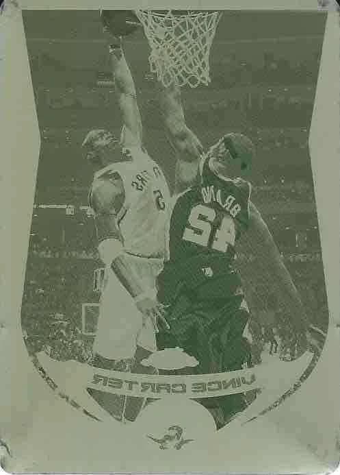 Vince Carter 2004-05 Topps Chrome Printing Plates Yellow 1/1 #30 exact example