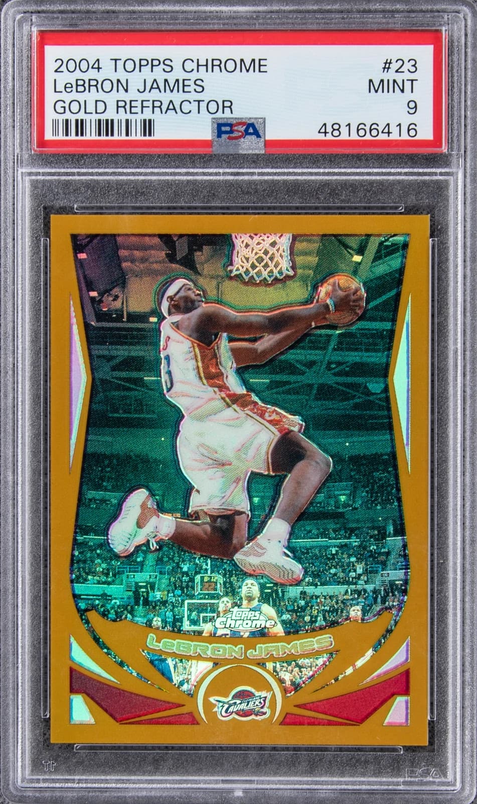 2004-05 Topps Chrome Refractors Gold /99 exact example