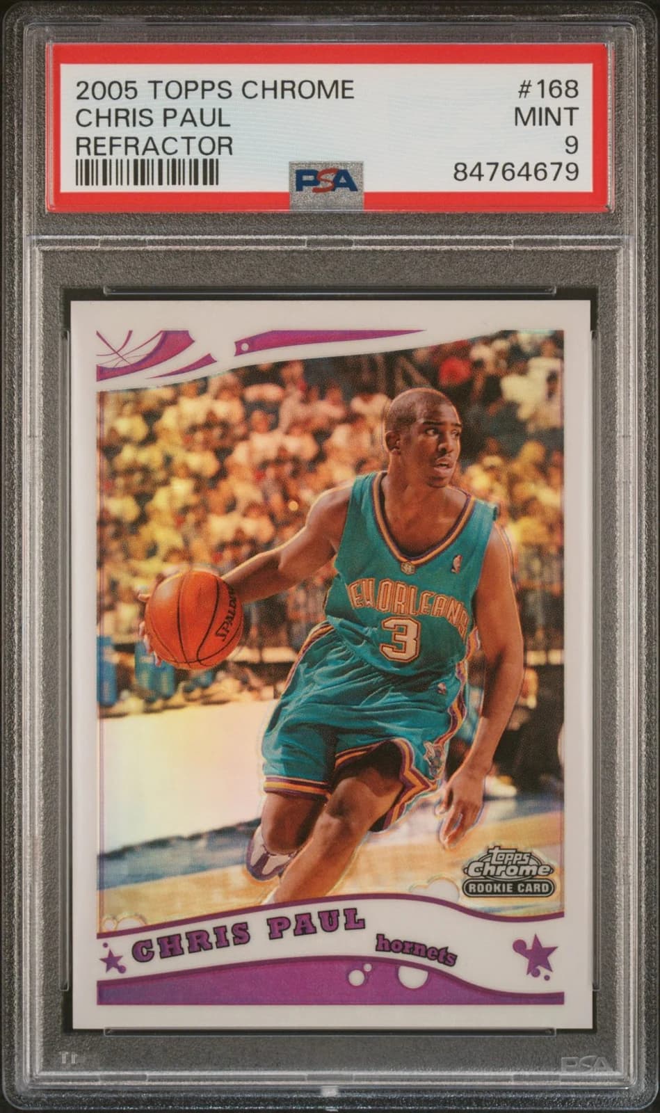 Chris Paul 2005-06 Topps Chrome Refractors /999 #168 exact example