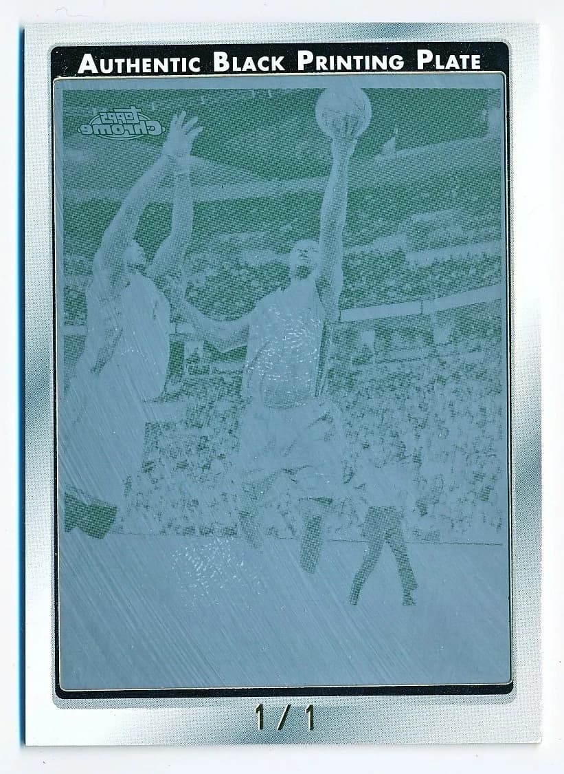 Ronald 'Flip' Murray 2006-07 Topps Chrome Framed Press Plates Black 1/1 #127 exact example