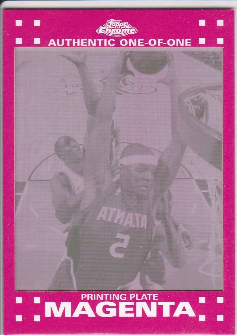 2007-08 Topps Chrome Press Plates Magenta 1/1 exact example