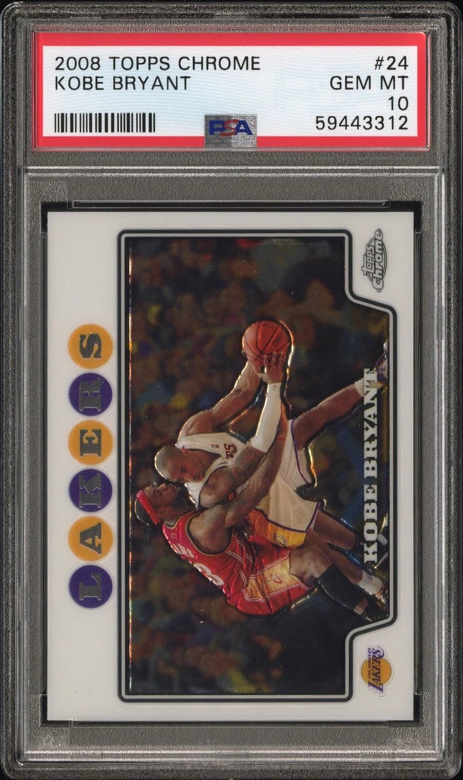Kobe Bryant 2008-09 Topps Chrome Base #24 exact example