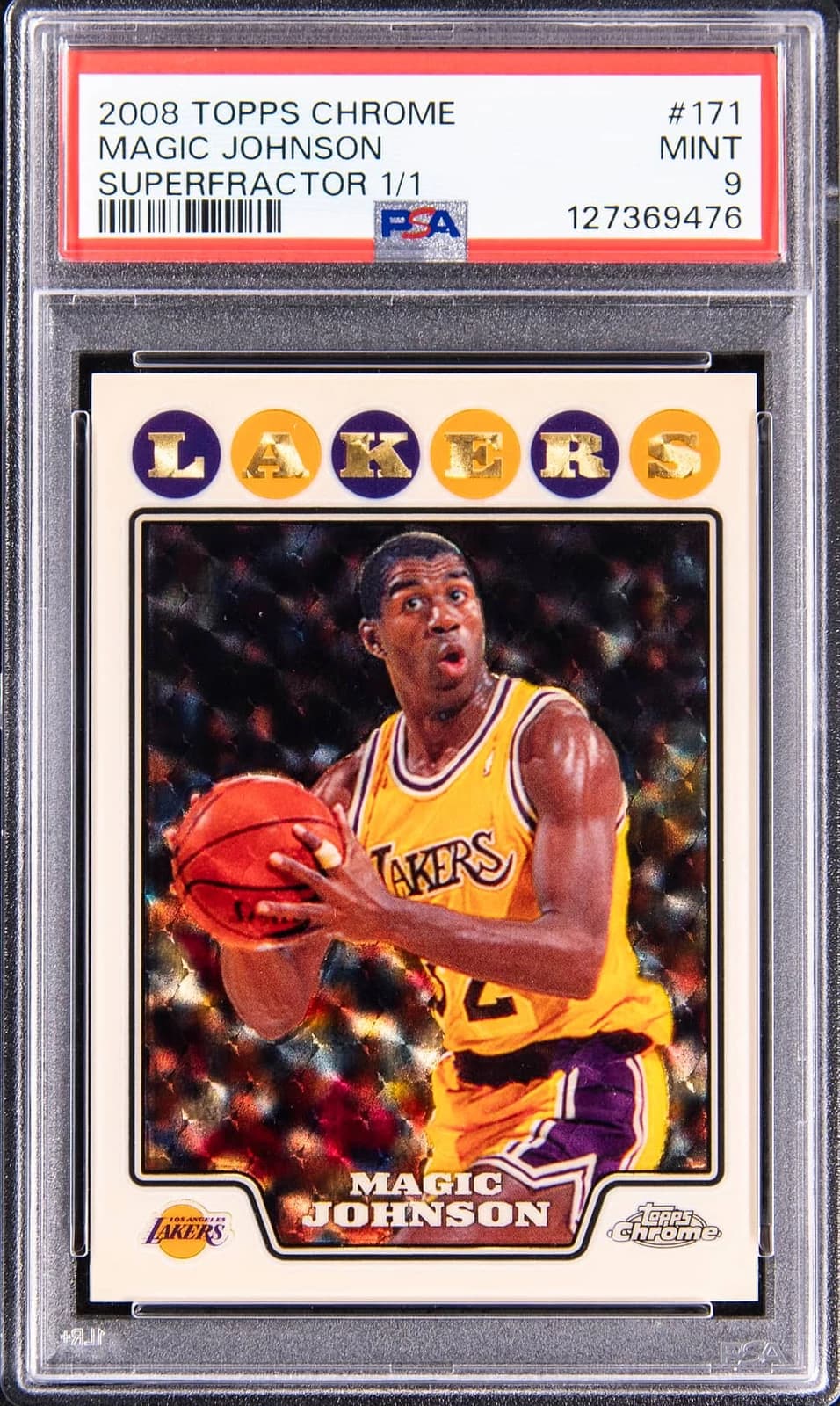 2008-09 Topps Chrome SuperFractors 1/1 exact example