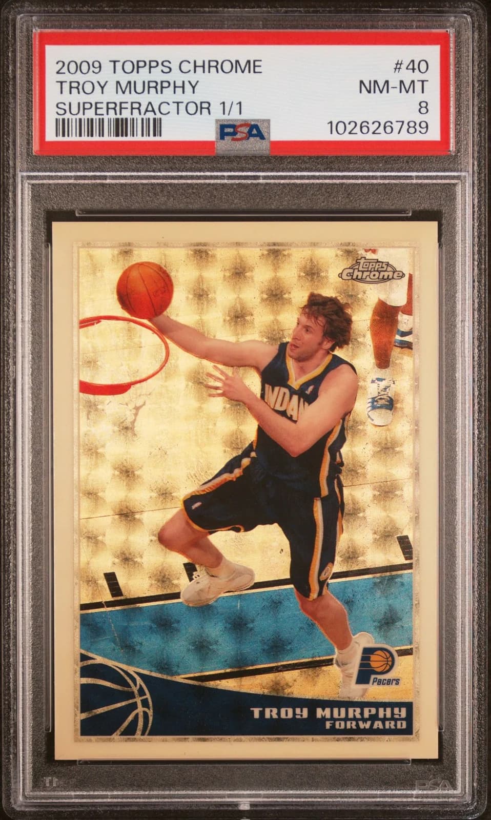 2009-10 Topps Chrome Superfractors 1/1 exact example