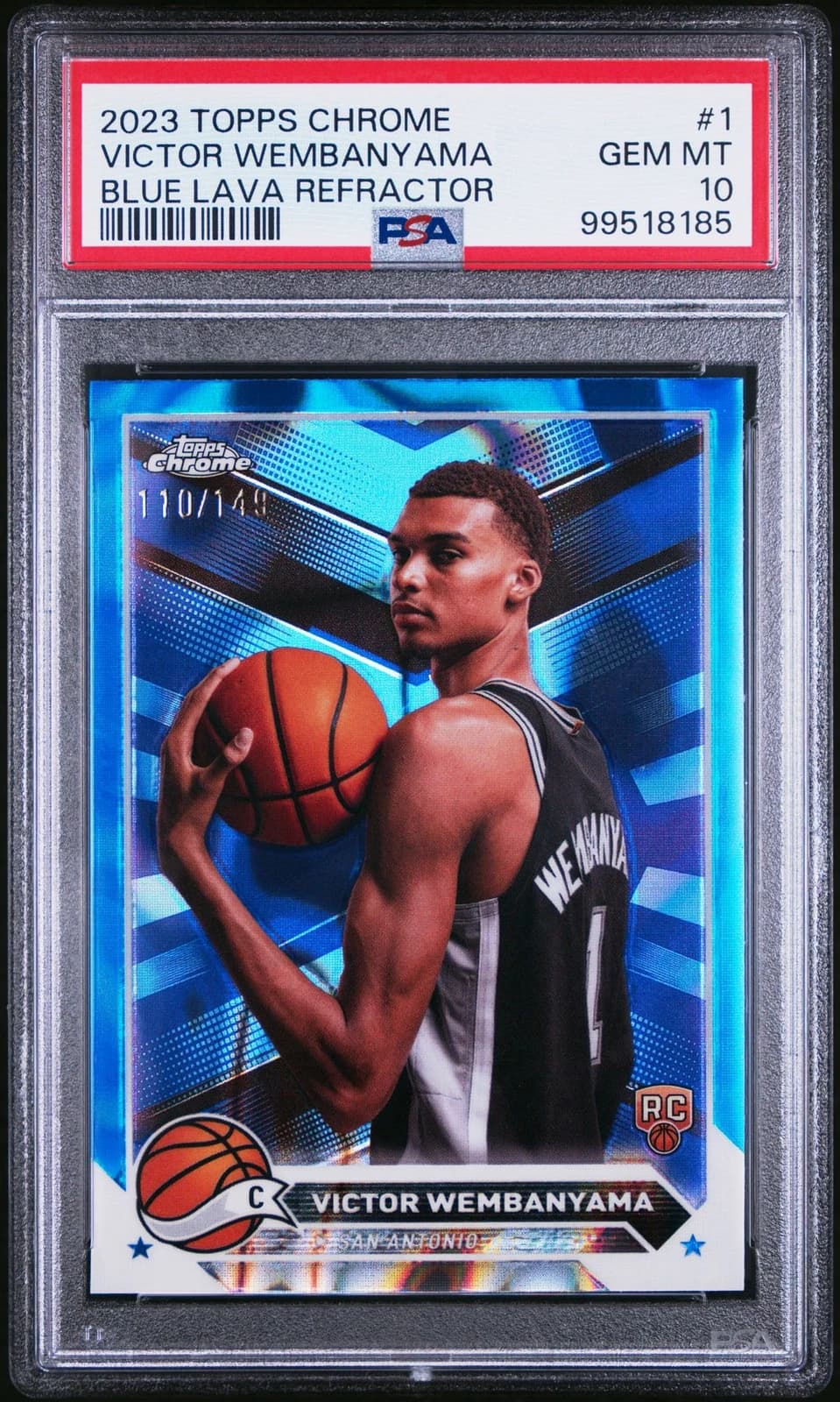 2023-24 Topps Chrome Blue Lava Refractors /149 exact example