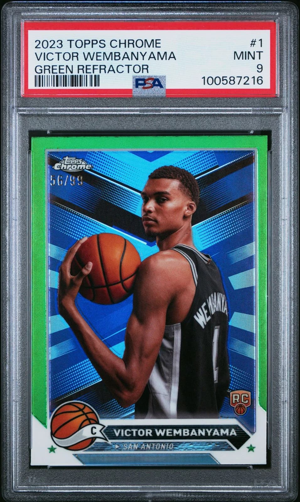 2023-24 Topps Chrome Green Refractors /99 exact example