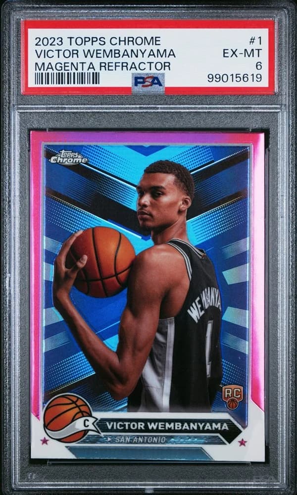 Victor Wembanyama 2023-24 Topps Chrome Magenta Refractors #1 exact example