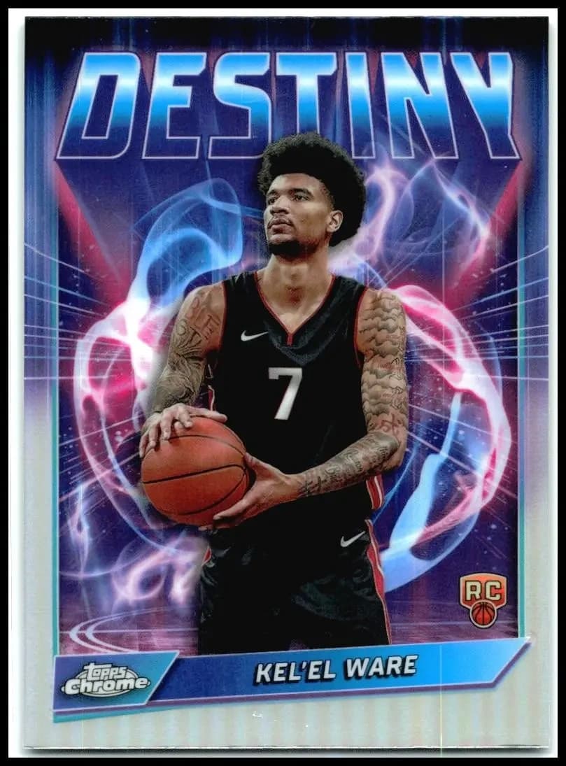 2024-25 Topps Chrome Destiny Refractor exact clean Fanatics Vault front