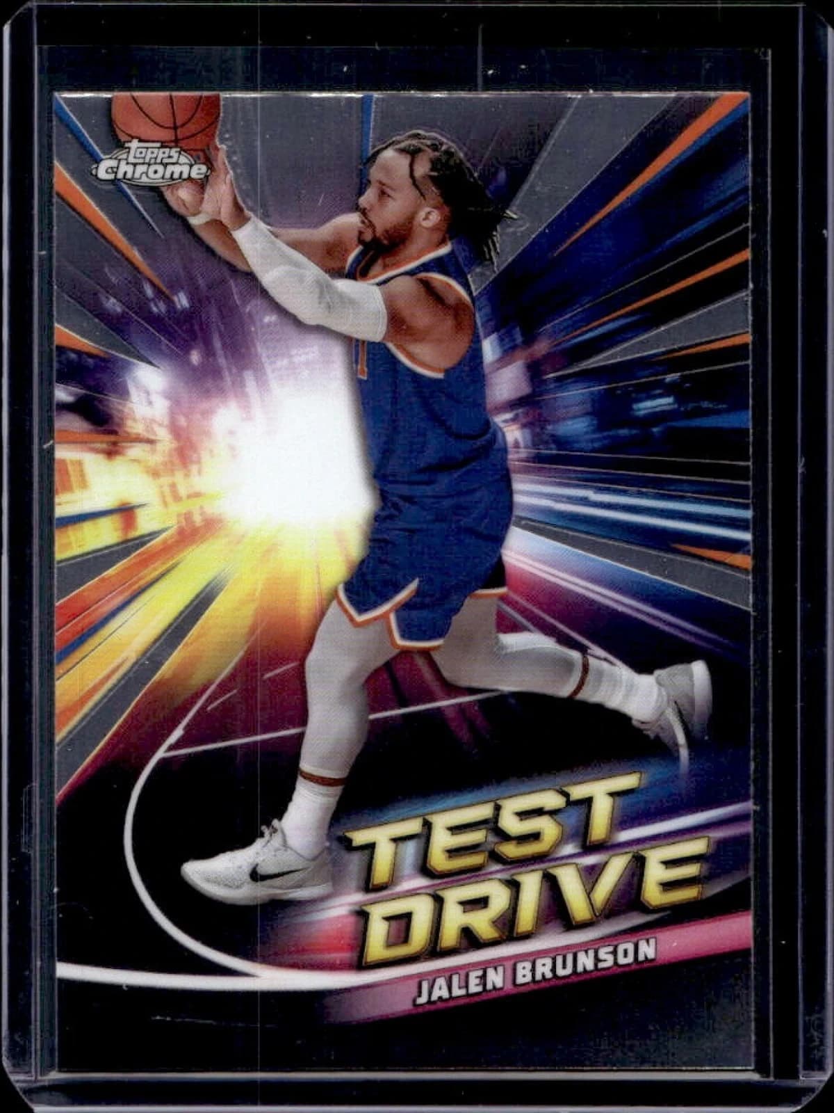 2024-25 Topps Chrome Test Drive Base Jalen Brunson #TD-15 exact clean example scan