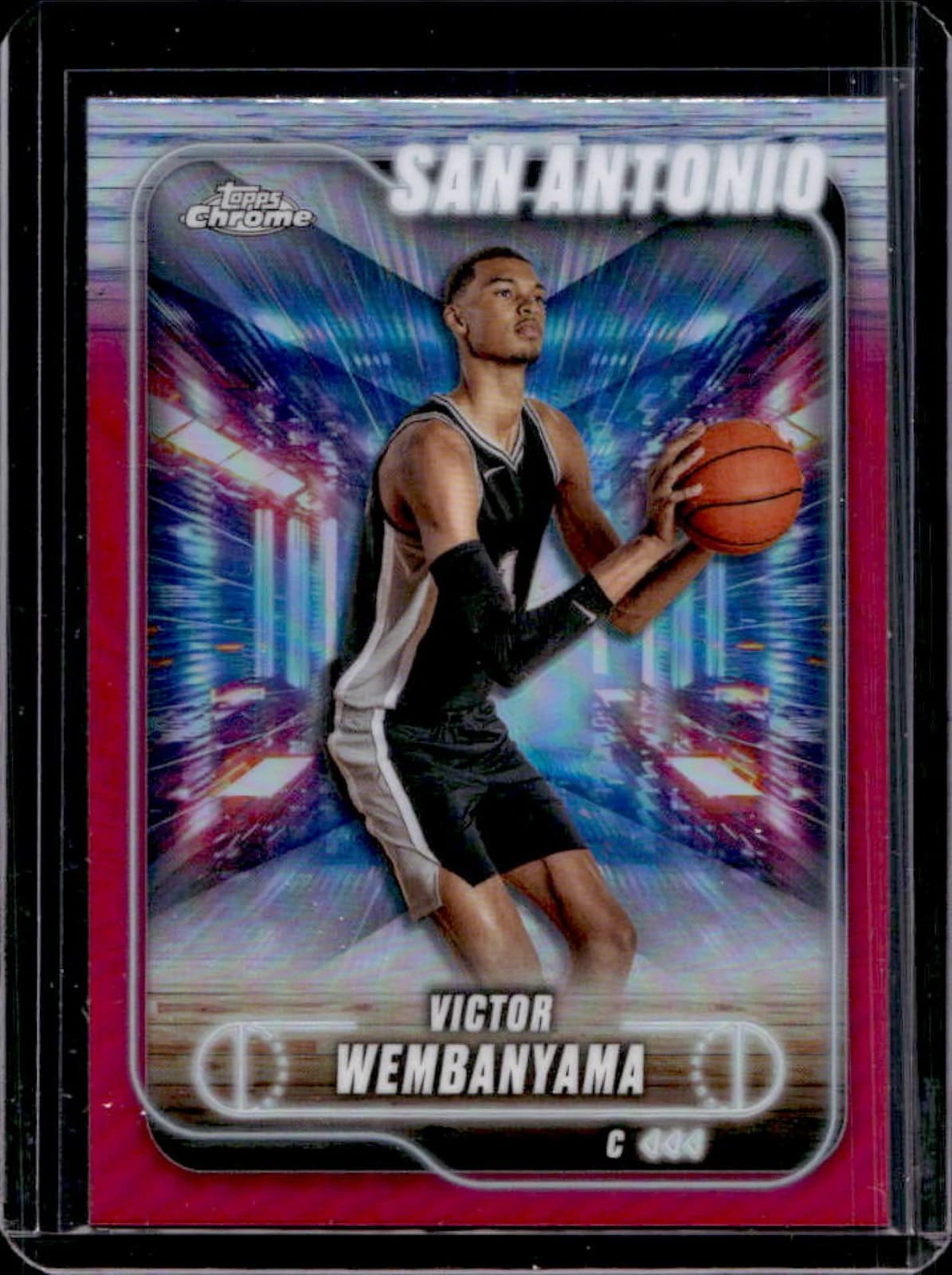 2024-25 Topps Chrome Magenta Refractor exact example