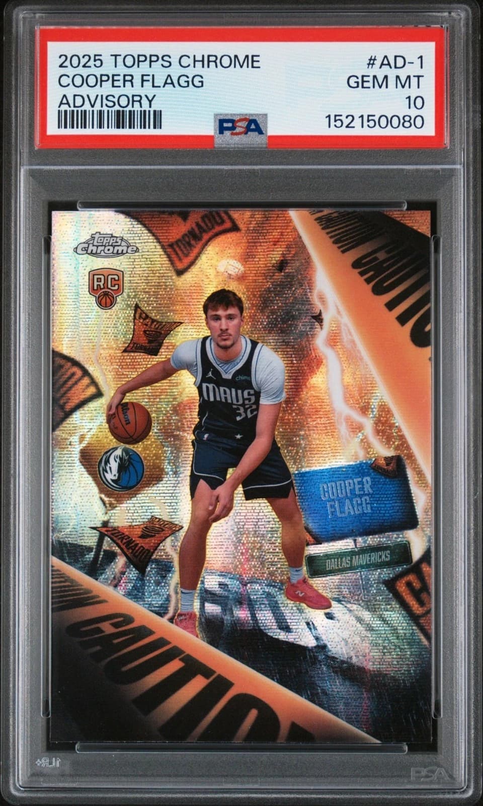 2025-26 Topps Chrome Advisory Base Cooper Flagg #AD-1 exact clean example scan