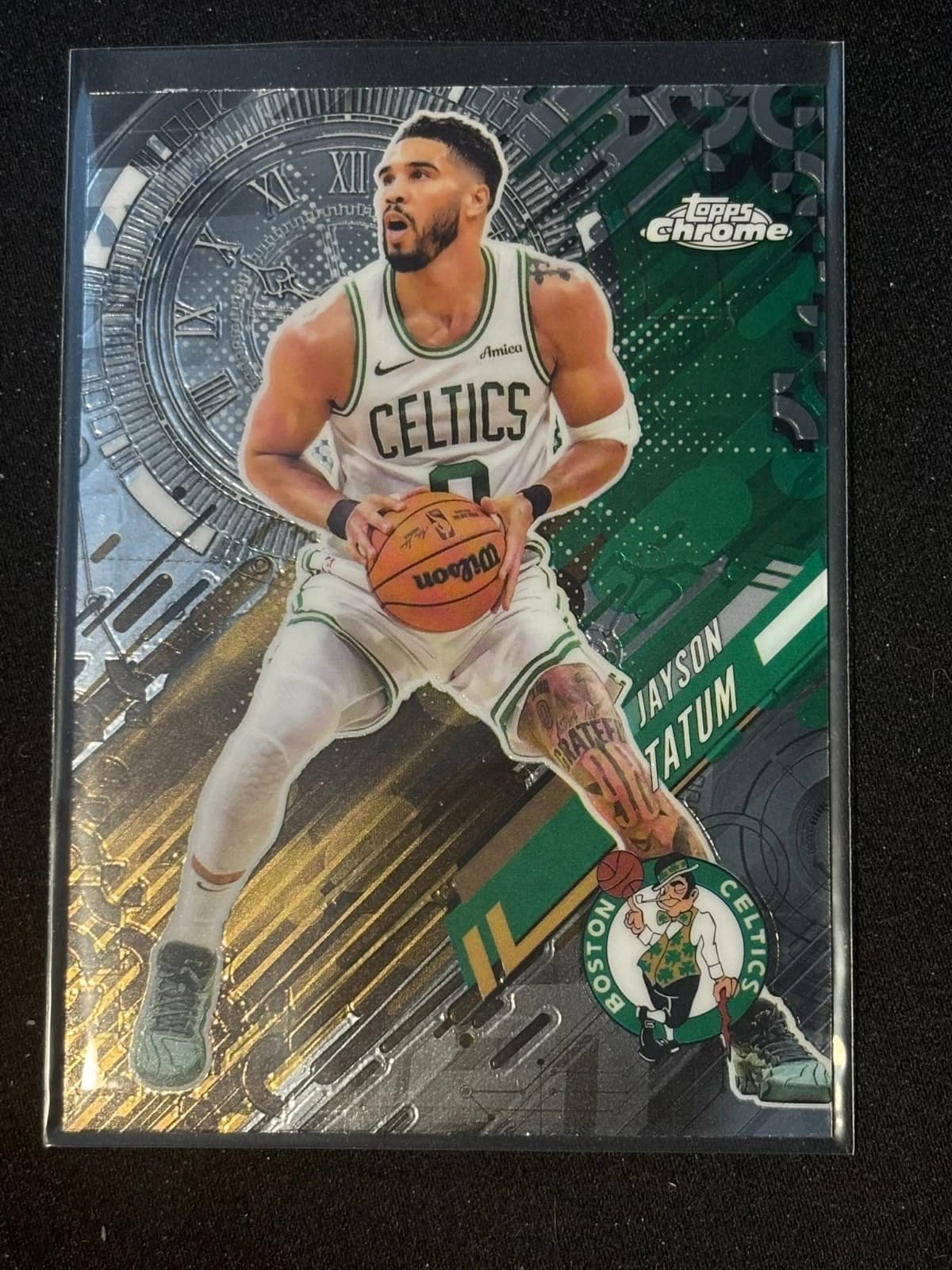 2025-26 Topps Chrome Go Time Base Jayson Tatum #GT-3 exact clean example scan
