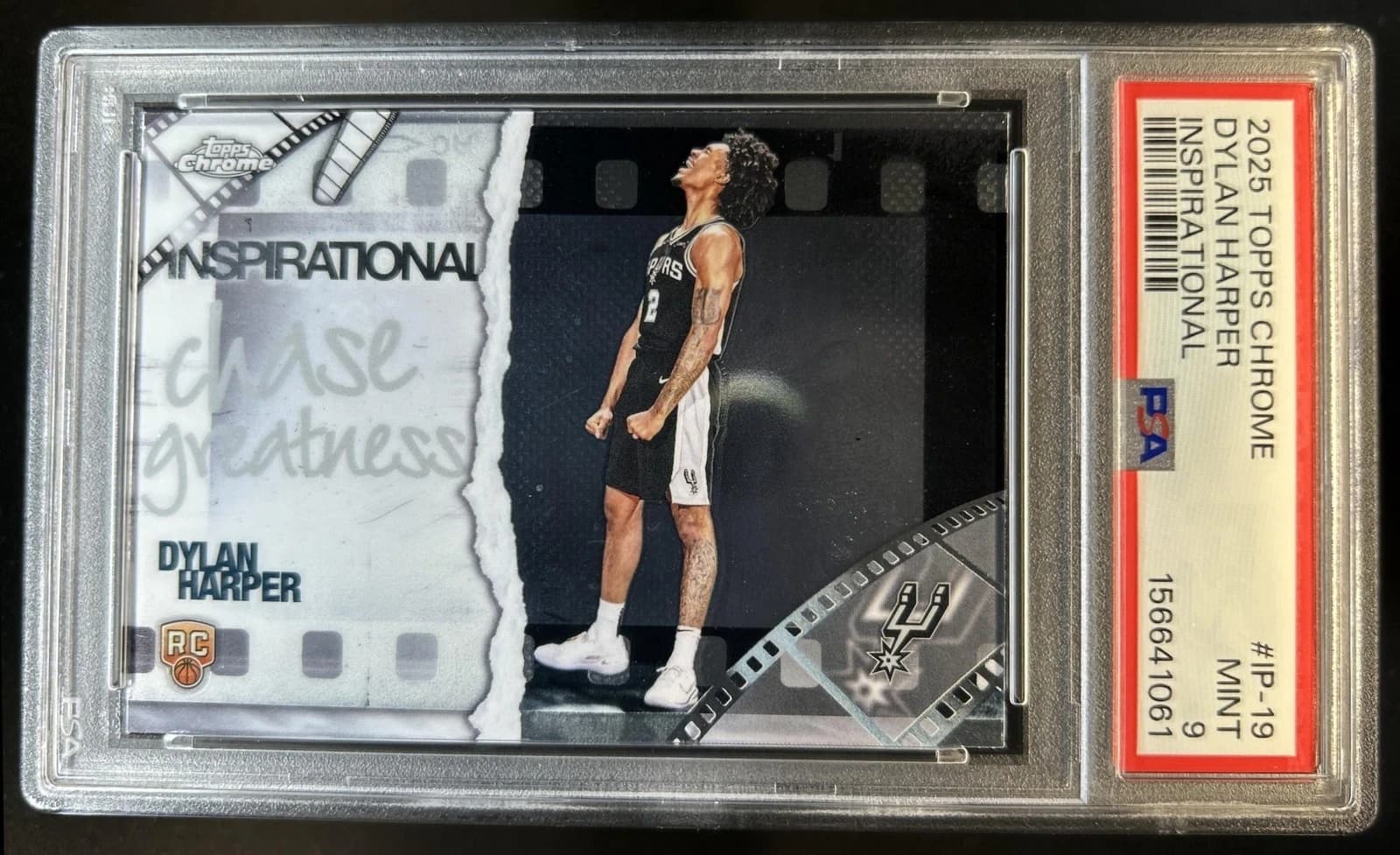 2025-26 Topps Chrome Inspirational Base Dylan Harper #IP-19 exact clean example scan