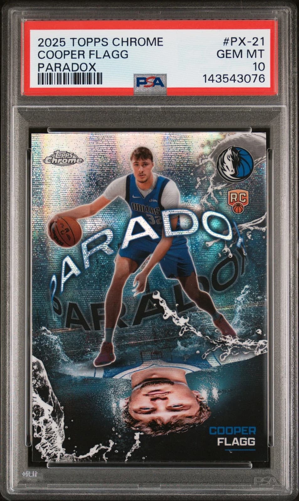 2025-26 Topps Chrome Paradox Base Cooper Flagg #PX-21 exact clean example scan
