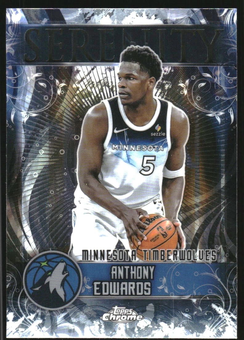 2025-26 Topps Chrome Serenity Base exact clean Fanatics Vault front