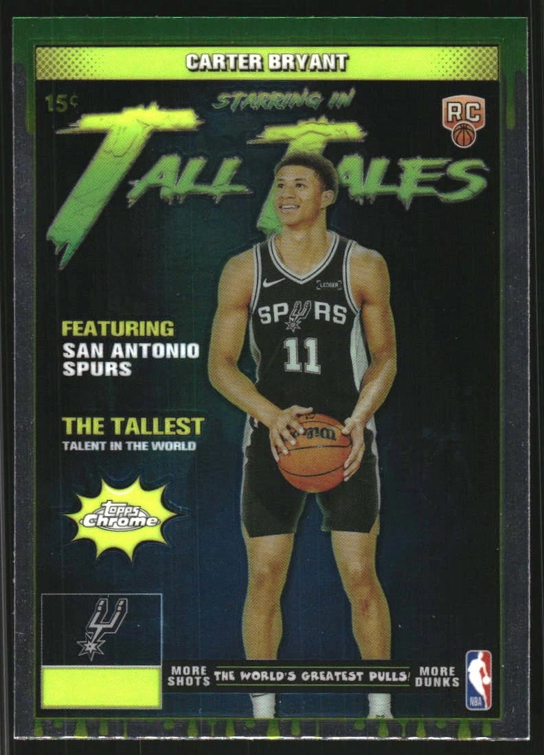 2025-26 Topps Chrome Tall Tales Base exact clean Fanatics Vault front