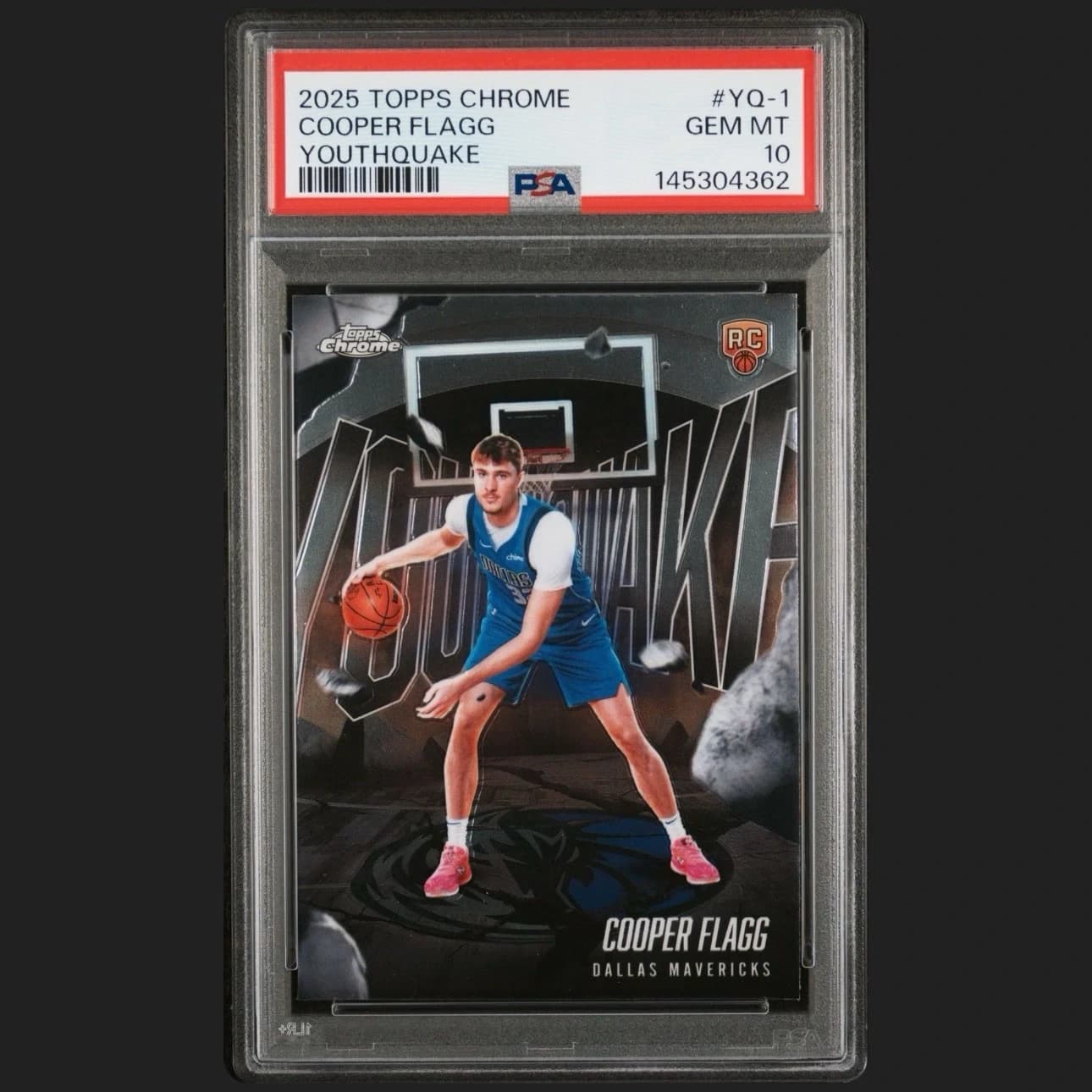 2025-26 Topps Chrome Youthquake Base Cooper Flagg #YQ-1 exact clean example scan