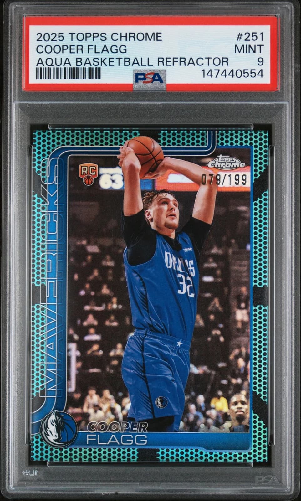 2025-26 Topps Chrome Aqua Basketball Refractor /199 exact example