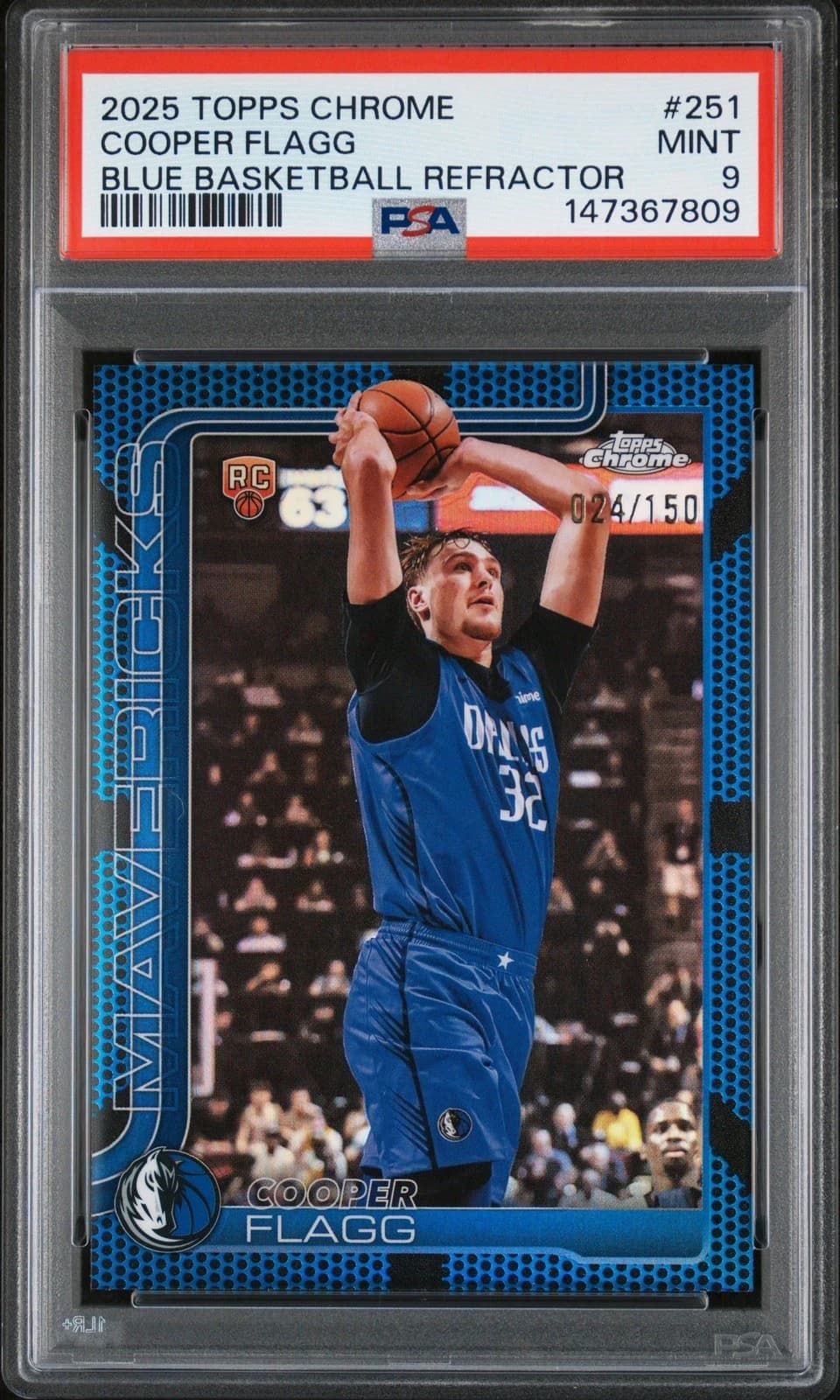 2025-26 Topps Chrome Blue Basketball Refractor /150 exact example