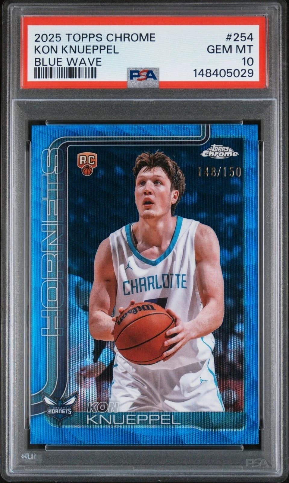 2025-26 Topps Chrome Blue Wave Refractor /150 exact example