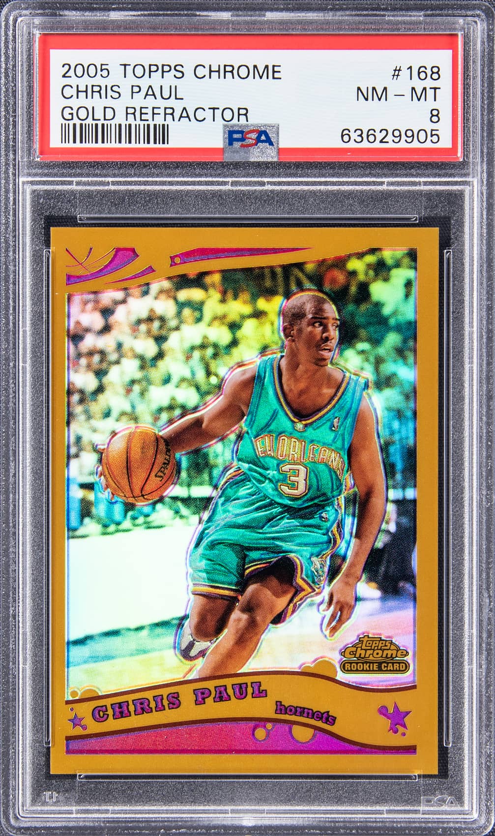Chris Paul 2005-06 Topps Chrome Chris Paul Rookie #168 basketball card