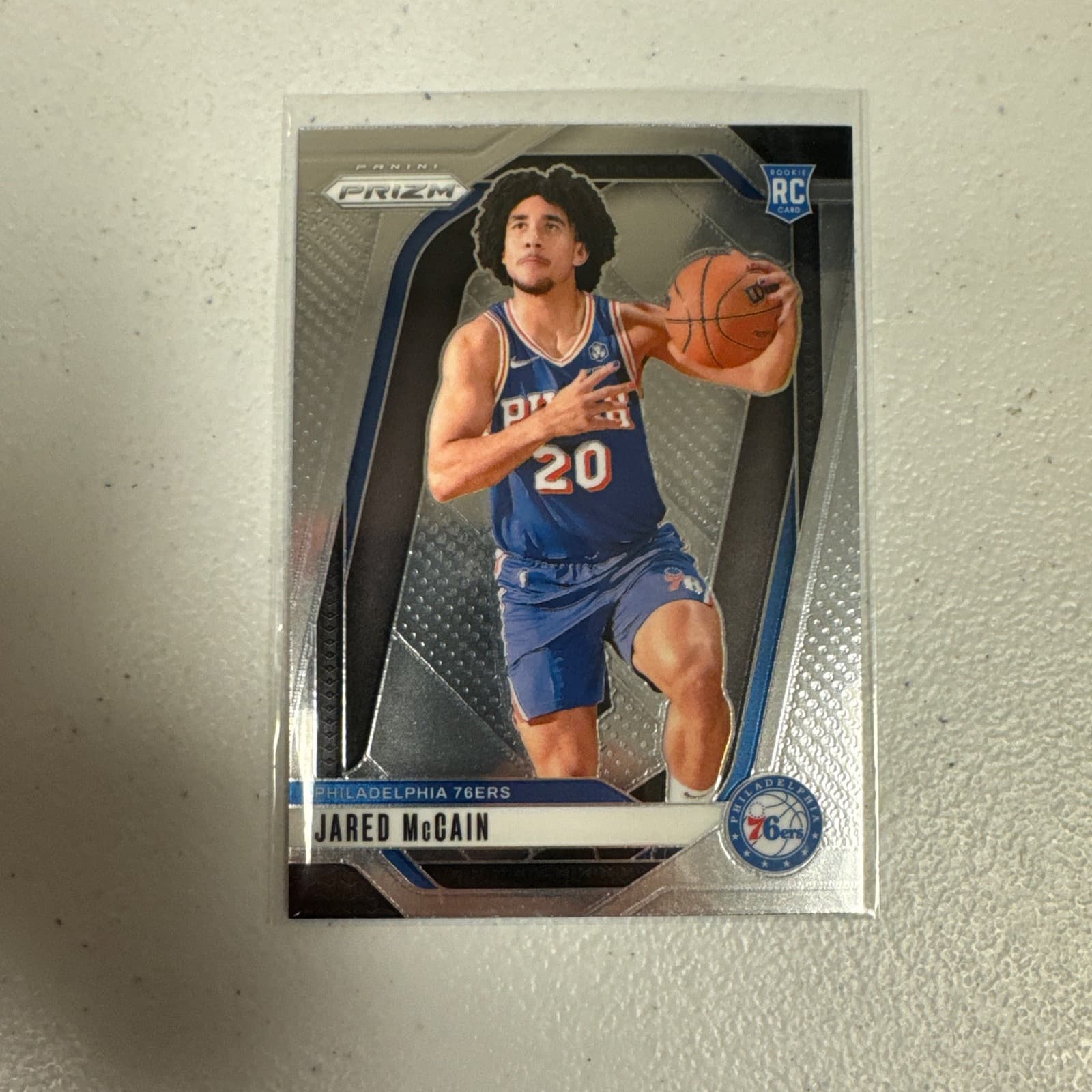 2024-25 Panini Prizm Jared McCain Rookie basketball card