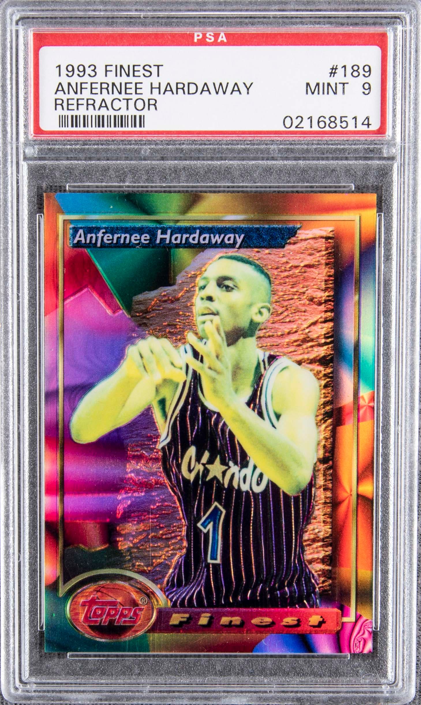 Penny Hardaway 1993-94 Finest Anfernee Hardaway Rookie basketball card