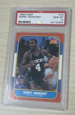 1986-87 Fleer Sidney Moncrief PSA 10