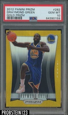 Draymond Green 2012-13 Panini Gold Prizm #282 Draymond Green Warriors RC Rookie 9/10 PSA 10 card sale