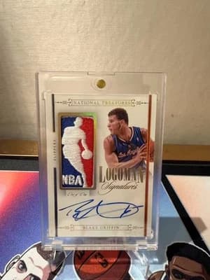Blake Griffin 2013-14 National Blake Griffin Blake Griffin 1/1 One of One Logoman Patch Auto card sale