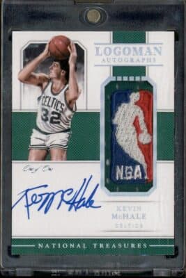 Kevin McHale 2018-19 Panini National Treasures Logoman Autograph Kevin McHale Auto 1/1 card sale