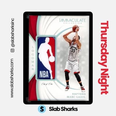 Marc Gasol 2018 PANINI IMMACULATE COLLECTION #LM-MGC MARC GASOL LOGOMAN PATCH 1/1 card sale