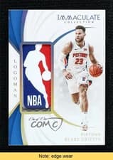 Representative image of a Blake Griffin Immaculate Logoman one-of-one card